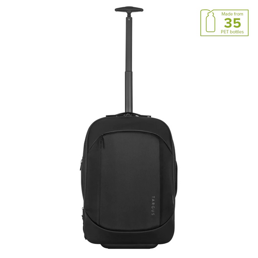 Targus 15.6 Mobile Tech Traveller Rolling Backpack EcoSmart Black